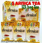 Packs Arnica Tea / De Infusion 125 Bags 0.3 Oz Each Therbal. Fixed Price $22.98.