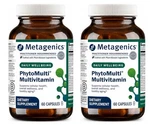 Metagenics Phytomulti Multivitamin Without Iron Daily 2-PACK (2X60 Capsules). Fixed Price $95.99.