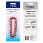 Apex Copper Bracelet Wide Link Band Pain Relief Women Homeopathic Remedy. Fixed Price $12.97.