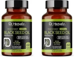 Dr. Herbalist Black Seed Oil Capsules 1600MG Pack 120 Count Organic Cold P.... Fixed Price $33.67.