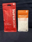 My Medic Superskin 2"X4" Bandage 10-PACK & Mini Burn Mod Relief Gel Aloe. Fixed Price $17.95.