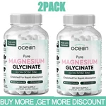 2PACK Organics Ocean Pure Magnesium Glycinate Low Dose Zinc Chelated 90 Caps. Fixed Price $17.99.