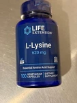 Life Extension L-lysine 620MG 100 Vegcap Amino Acid Support Bb 09/26 2PK 200CAPS. Fixed Price $21.95.