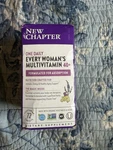 New Chapter Every Woman's Multivitamin 40+, One Daily (72 Tabs) Exp 07/26+2027+. Fixed Price $19.95.