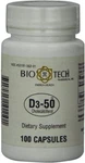 Biotech Pharmacal Vitamin D3 50000 Iu Supports Bone Heart Immune Health 100 C.... Fixed Price $32.99.