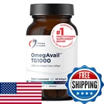 Designs For Health Omegavail TG1000 - Triglyceride Fish Oil Supplement. Fixed Price $101.54.