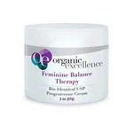 Organic Excellence Feminine Balance Therapy Bioidentical Progesterone Cream 2 Oz. Fixed Price $27.00.