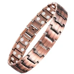 Feraco Men's Copper Magnetic Bracelet Elegant Count (pack Of 1),. Fixed Price $28.88.