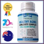 Healthy Aging Longevity Complex Premium Herbal Anti Cellular Repair 60CT. Fixed Price $43.44.