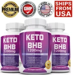 3 X Bhb 1200MG Pure Ketone Fat Burner Weight Loss Diet Pills Ketosis. Fixed Price $12.95.
