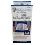 Fla Orthopedics Hospital Grade 7" Back Lumbar Sacral Support - Latex Free Xl. Fixed Price $21.75.