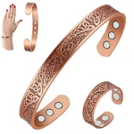 Cigmag Bracelets For Women And 6.88 Inches, 9X Tree COPPER+4X. Fixed Price $19.99.