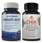Intestinal Health Support & Chia Seed Oil Weight Management Supplement 60 Caps. Fixed Price $46.15.