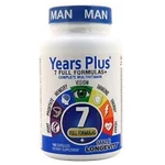 Century Systems Years Plus 7 Full Formulas+ Multivitamin Male Longevity 140 Caps. Fixed Price $31.95.