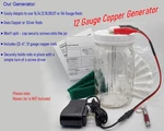 12GA Colloidal Copper Generator 99.9% Simple Health Products Mason Jar Kit. Fixed Price $43.00.