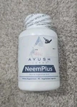 Neem Plus 90 Capsules Ayush Herbs Best By 11/26. Fixed Price $19.95.