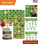 30 Herb Seeds For Planting 10,900+ Non-gmo Heirloom Extra Large Varie.... Fixed Price $29.99.