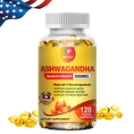 Organic Ashwagandha Capsules 5000MG Strong Stress & Adrenal Support 120. Fixed Price $13.52.