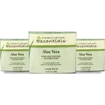Clearly Natural Essentials Aloe Vera Pure Glycerin Soap 3 Bar Pack. Fixed Price $33.99.