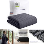 1 Pack Dark Grey 25LBS Weighted Blanket Smallest Compartments Glass Beads Queen. Fixed Price $140.24.