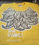 Davinci Energy Drink Shirt Yellow Adult Medium. Fixed Price $20.00.
