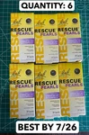 6-PACK Lot 28/CT Bach Rescue Pearls Natural Stress Relief Wellness Exp 07/2026. Fixed Price $38.96.