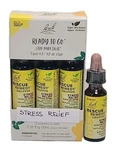 ( Lot Of 4 ) Rescue Bach Remedy Dropper Natural Stress Relief, 10 / 0.35ML. Fixed Price $29.95.