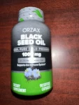 Orzax Black Seed Oil Cold Pressed 100% Pure Non-gmo 90 Count (pack Of 1). Fixed Price $21.98.