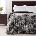 Chanasya Premium Ruched Faux Fur Throw Blanket - Luxurious, Soft Reversible M.... Fixed Price $221.32.
