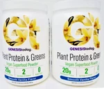Genesis Today Plant Protein & Greens Vegan Superfood - Vanilla Smoothie 2 Each. Fixed Price $29.75.