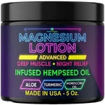 Magnesium Cream For Sleep And Muscle Pain Relief-infused With Turmeric Hemp. Fixed Price $17.99.