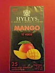 Hyleys Organic Green Tea With Mango Sugar Free (25 Bags). Fixed Price $17.00.