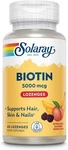Solaray Biotin Lozenges, 5,000 Mcg, 60 Ct. Fixed Price $16.99.