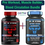 Prime Labs Testosterone Booster Nitric Oxide Supplements Bundle Grow Vitamin Nw. Fixed Price $49.20.