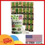 20 Culinary Herb Vault: 6,000+ Non-gmo Heirloom Seeds For Indoor/outdoor. Fixed Price $26.99.