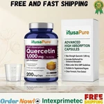 Nusapure Quercetin 1000MG 200 Veggie Caps Non-gmo Vegan Vegetarian Bioperine. Fixed Price $87.29.