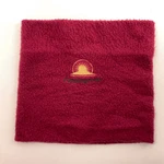 Sunday River Maine Ski Burgundy Red Fleece Winter Neck Warmer Made Usa. Fixed Price $31.49.
