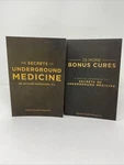 Secrets Of Underground Medicine + 15 Bonus Cures 2 Book Set Richard Gerhauser. Fixed Price $44.50.