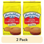 (2 Pack) Martha White Self Rising Yellow Corn Meal Mix With Hot Rize, 5 Lb Bag. Fixed Price $5.00.