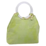 Celine Hand Bag Suede Silver Light Green Auth 141764. Fixed Price $200.62.