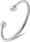 Magnetrx Magnetic Bracelet Cuff Bangle Elegant Golf & Women Silver. Fixed Price $27.85.