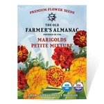 The Old Farmer's 1 Packet - Gram Approx 200 Seeds, Orange, Red, Yellow. Fixed Price $13.49.