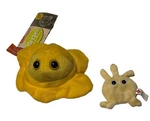 Lot 2 Giant Microbes Herpes Virus 6" Plush Nwt & Mini Red Cross Platelet Euc. Fixed Price $15.95.