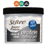 Softee Super Freeze Protein Styling Gel 32OZ Jarno Flake Strengthens Hair Unisex. Fixed Price $5.40.