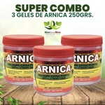 Arnica Balsamo Extra Fuerte 250G. Dolores Externos, Combo De 3 Geles. Fixed Price $35.99.