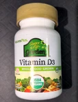 Natures Plus Source Of Life Garden Vitamin D3-60 Vegan Capsules Exp. 9/2027. Fixed Price $12.99.