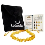 Adjustable Polish Knotted Baltic Amber Bracelet -pain Relief -one Size Fits Most. Fixed Price $16.99.