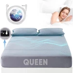 Zajaz Grounding Sheets Size, 95% Organic Cotton + Pure Queen, Gray. Fixed Price $155.94.