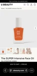Beauty The Super Intensive Face Oil 1OZ/30ML Full Size Nib Sealed. Fixed Price $80.00.