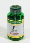 Natures Bounty 180MG Vitamin Pure Dl-alpha Antioxidant 120 Softgels 09/2026. Fixed Price $12.95.